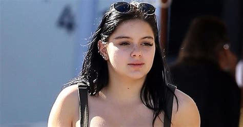 Ariel Winter Heads To Lunch Nearly Naked