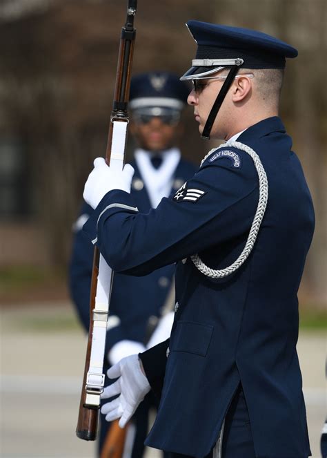 DVIDS Images USAF Honor Guard Drill Team Deputes New Routine Image