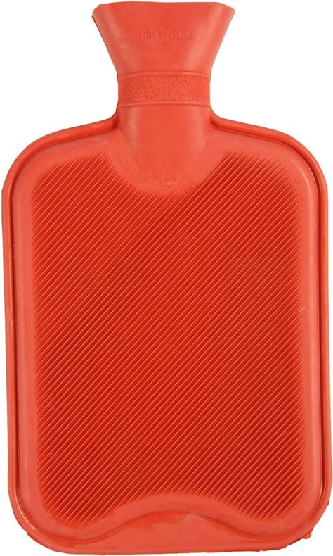 Fashy Hot Water Bottle With Fleece Cover Red 20l Uk