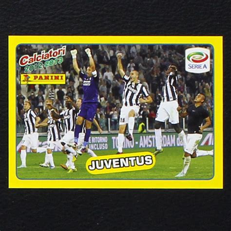 Juventus Turin Panini Sticker No V6 Calciatori 2012 Sticker Worldwide