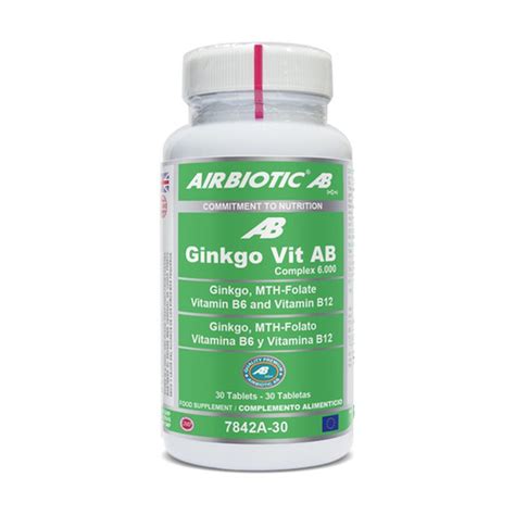 Airbiotic Ab Gingko Complex Con Vit B Tabletas Farmacia