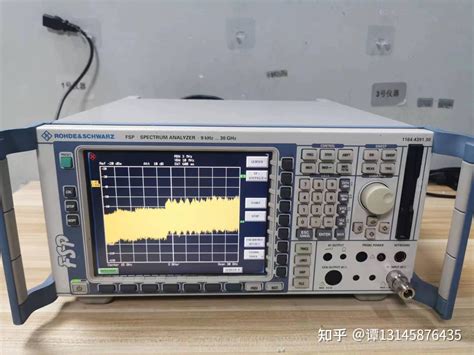 罗德与施瓦茨fsp30频谱分析仪fsv30 30g 知乎