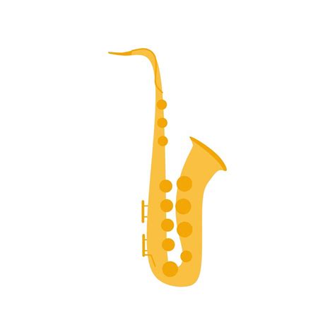 Saxophone icon. Musical instrument for jazz. Golden musical instruments concept. Classical music ...