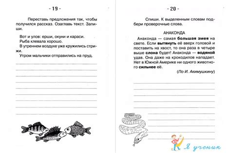 Контрольное списывание. Русский язык. 1 класс.