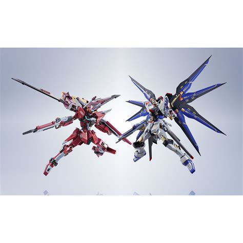 Metal Robot Spirits Strike Freedom Gundam 20th Anniversary Ver Gundam Premium Bandai Usa