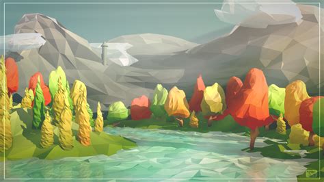 Low Poly Landscape by SaoShinda on DeviantArt