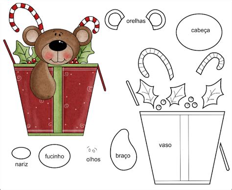 Moldes De Feltro Para Natal Ver E Fazer