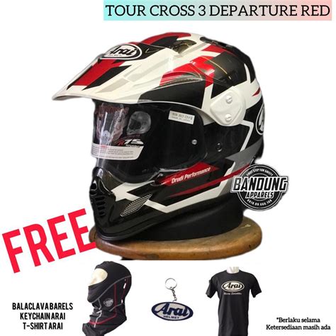 Jual Helm Motor Full Face Adventure Cross Arai Tour Cross 3 Departure