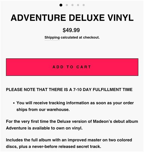 Adventure Deluxe Vinyl Secret Track : r/madeon