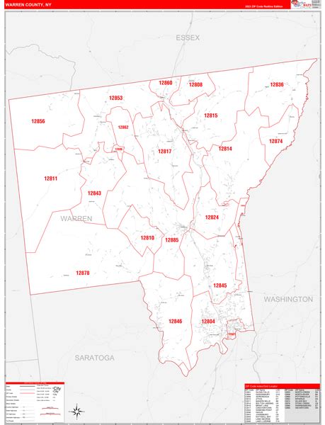 Warren Zip Code Map