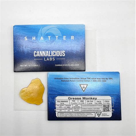 Cannalicious Labs: Grease Monkey Shatter | Leafly