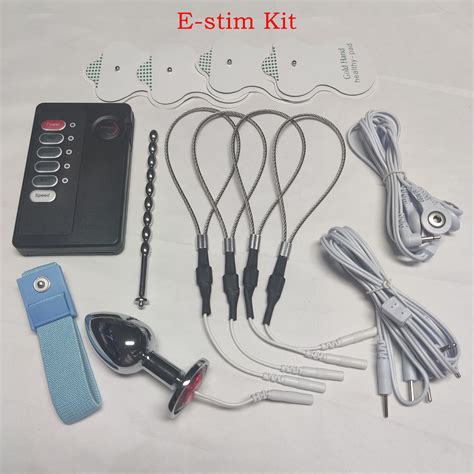 Electric Shock E Stim Kit Penis Rings Butt Plug Catheter Etsy