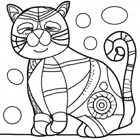 Divirta Se Colorindo O Gato Do Romero Britto