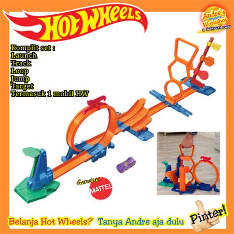 Promo Hotwheels Track Flight Path Challenge Ori Mattel Hot Wheels Track Loop Kota Tangerang