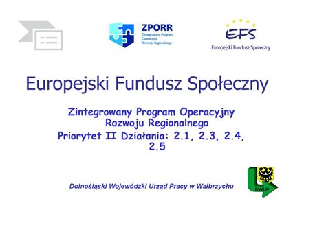 Europejski Fundusz Społeczny ppt pobierz