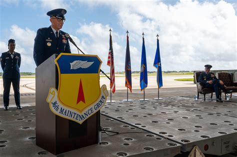 36th Maintenance Group Change Of Command Andersen Air Force Base