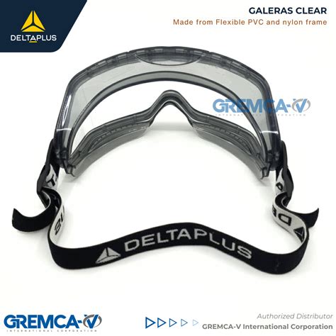 Delta Plus GALERAS Clear Safety Goggles Anti Mist Chemical Dust