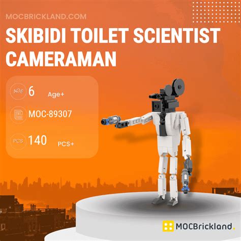 Skibidi Toilet Scientist Cameraman MOCBRICKLAND 89307 Movies And Games