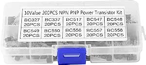 Pcs Transistors Kit Values Npn Pnp Transistor Assorted Kit Power