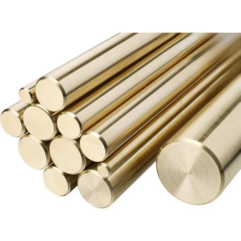 Value Collection Brass Round Rod 1 Dia 36 Long Alloy 360 Msc Direct