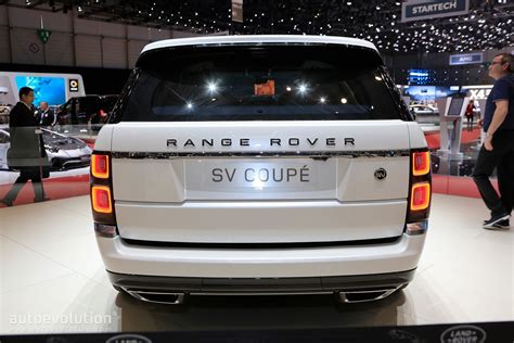 Range Rover SV Coupe Proves Less Is More in Geneva - autoevolution