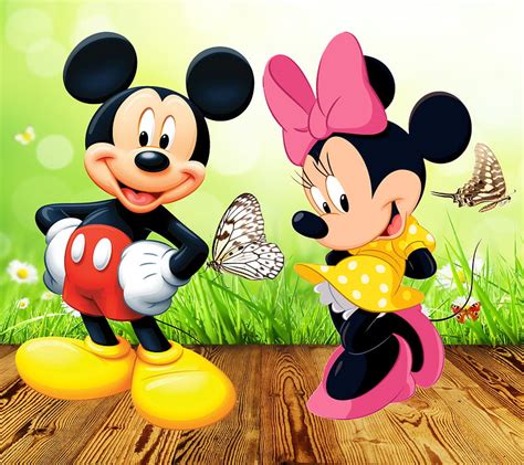 Amor por mickey y minnie amor ratón mickey rosas corazones minnie