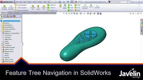 Solidworks How To Navigate The Feature Manager Tree Youtube