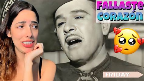 Brasileña reaccionando a Pedro Infante Fallaste Corazón brasileños