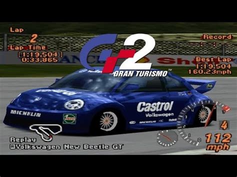 Gran Turismo 2 Volkswagen New Beetle GT Apricot Hill YouTube