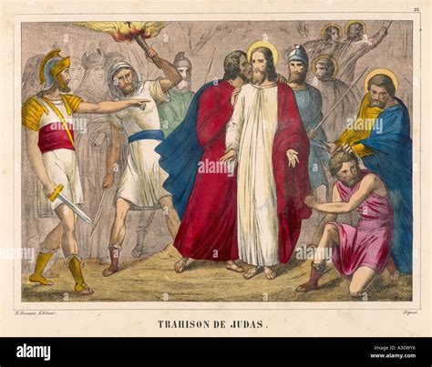 New testament la traicion de judas fotografías e imágenes de alta