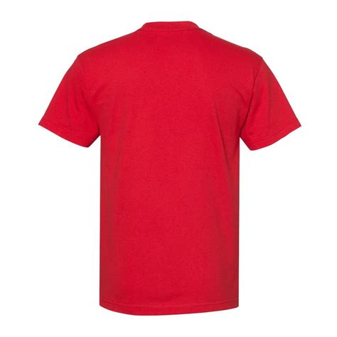 Plain Short Sleeve T-Shirt Red - Billion Creation