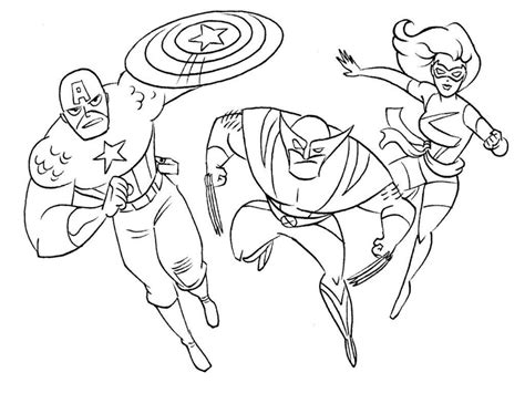 Free Printable Marvel Characters Coloring Pages Download Free