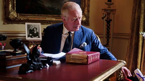 King Charles Iii Debuts First Official Portrait Youtube