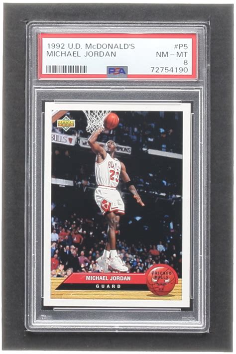 Michael Jordan Upper Deck Mcdonald S P Psa Pristine Auction