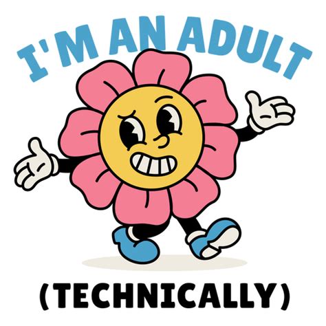 Im An Adult Technically Retro Cartoon Png And Svg Design For T Shirts