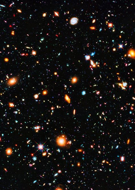 Hubble Extreme Deep Field Poster Picture Metal Print Paint By Ed