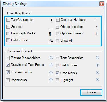 Show or hide formatting marks in word - fonepowen