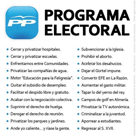 Programa Electoral Del PP PSOE IBI