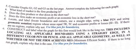 5. Consider Graphs G1, G2 and G3 on the last page. | Chegg.com 