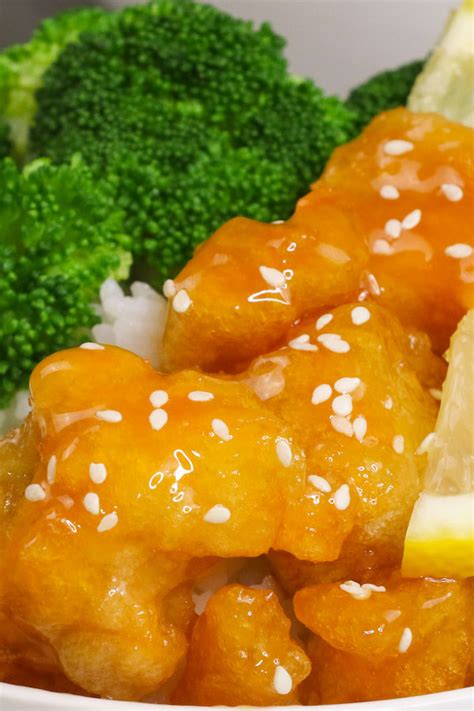 Sticky And Crispy Chinese Lemon Chicken Recipe With Video TipBuzz