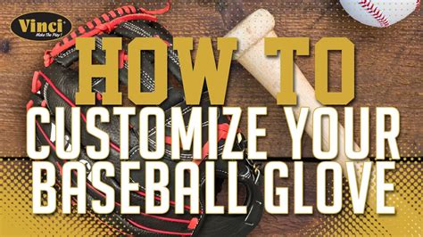 Learn How To Customize A Baseball Glove Youtube