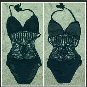 Swim Last Large Sexy White Crotchet Monokini Bikini Poshmark