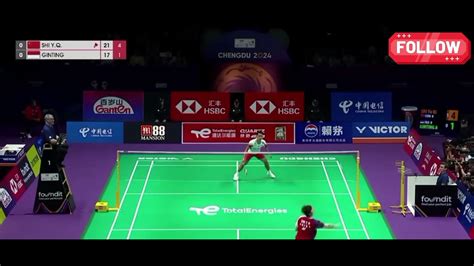 Antony S Ginting INA Vs Shi Yu Qi CHN Final Thomas Cup 2024