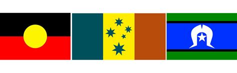 Uluru Sky - ausTriColour - Euc BlueGreen, Gold, IronOchre | Flag design