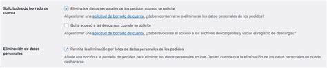 Permitir Que El Cliente Elimine Su Cuenta En Woocommerce