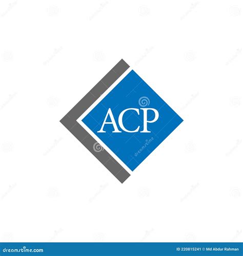 ACP Letter Logo Design On White Background. ACP Creative Initials Letter Logo Concept. ACP ...