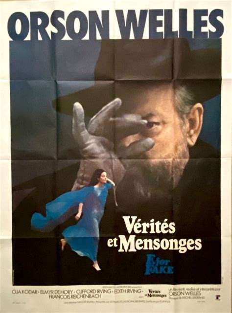 V Rit S Et Mensonges Orson Welles Poster Catawiki