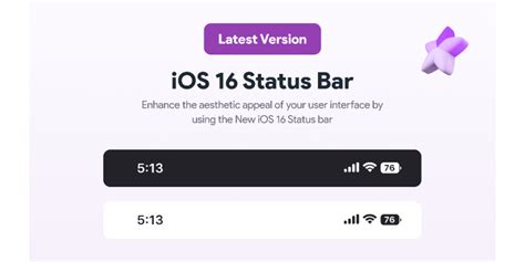 Ios 16 Status Bar Figma Community