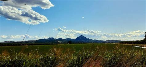 Sutter Buttes Sunrise stock image. Image of backlit, central - 26712311