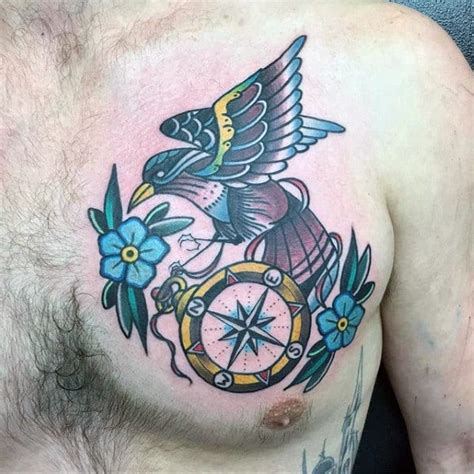 40 Traditional Bird Tattoo Designs For Men